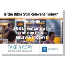 HPWP-18.1 - 2018 Edition 1 - Watchtower - "Is The Bible Still Relevant Today?" - LDS/Mini